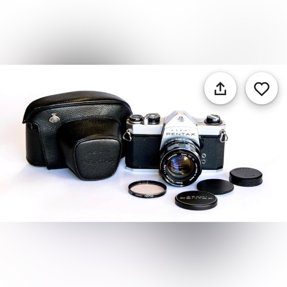 Pentax Spotmatic SP1000 SLR Film Camera 55mm F1.4
Lens Kit